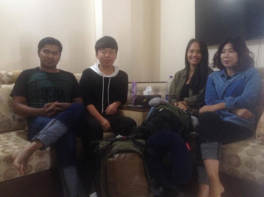 me..with my guests..
