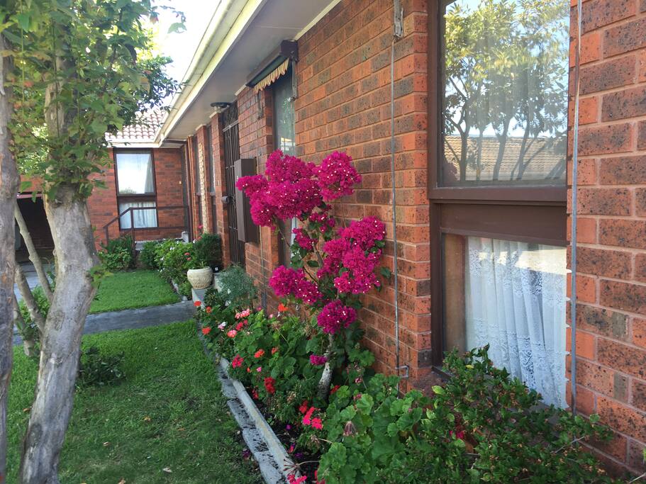 Front of door
