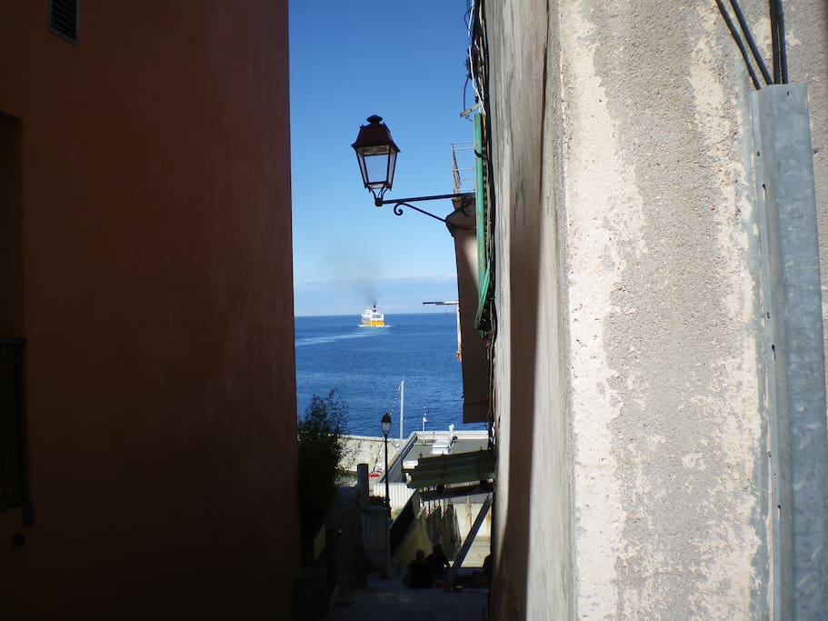 vue de la maison