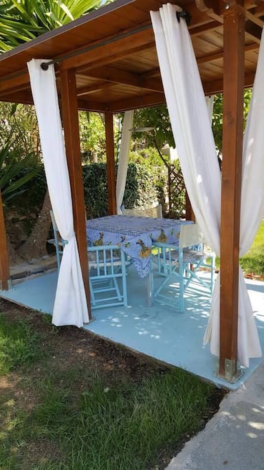 gazebo disponibile per gli ospiti