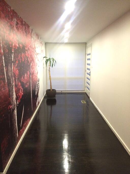We've created a gorgeous artistic entryway