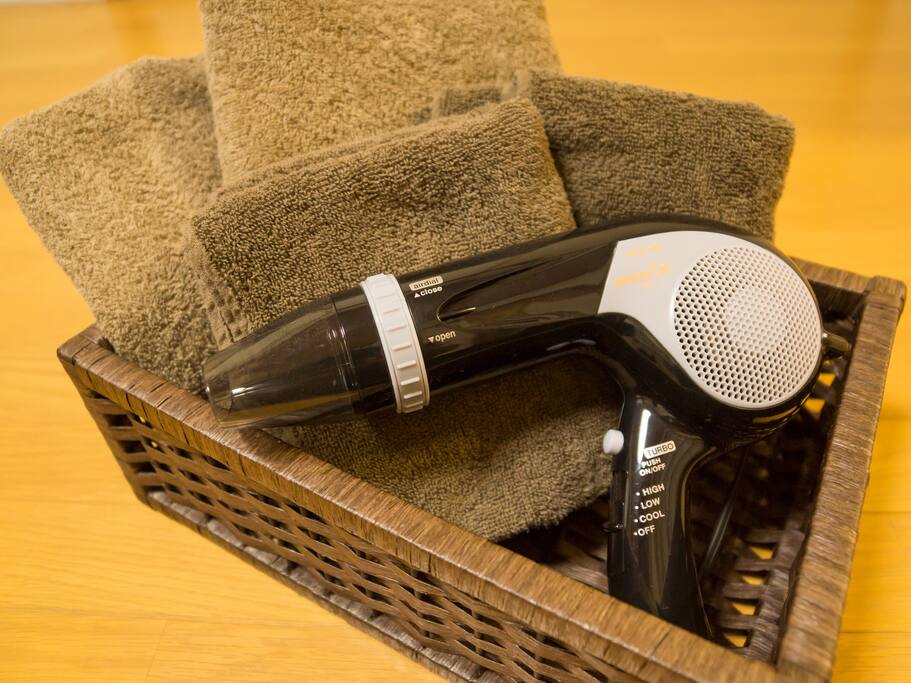 Towels & Hair dryer