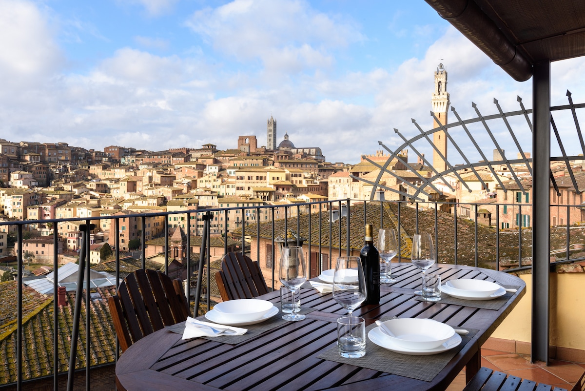 Airbnb con migliori performance: Central panoramic apartment San Martino! a Siena