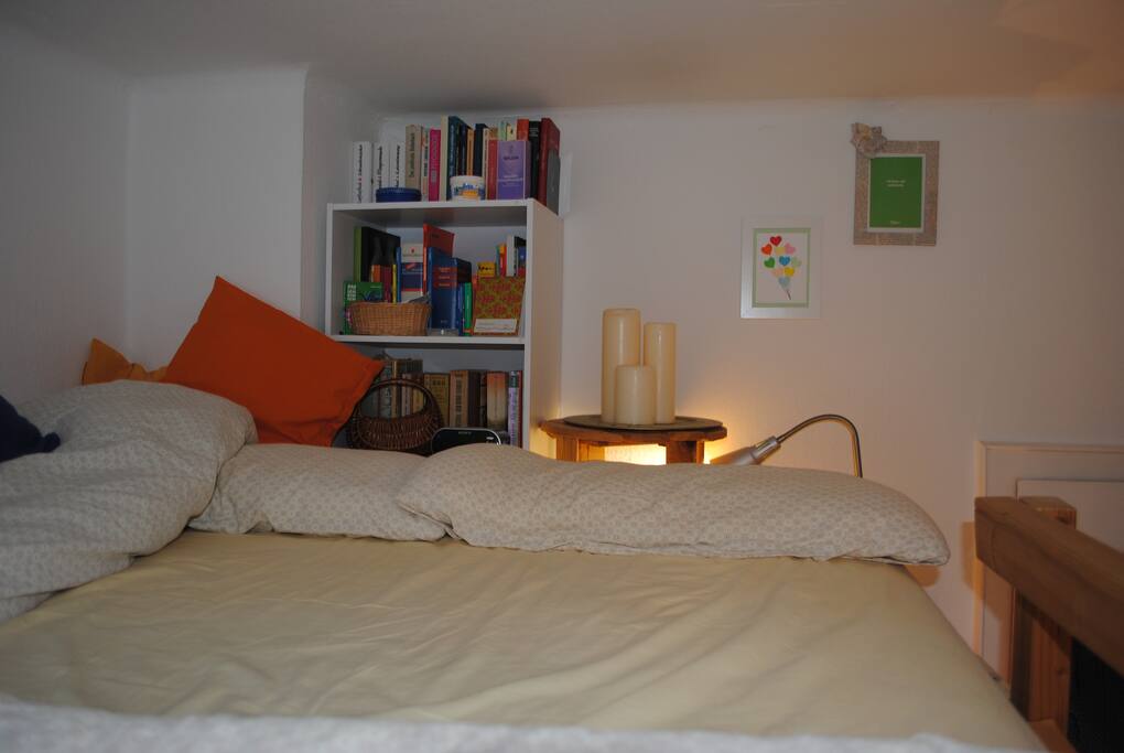 1.20m breites Hochbett mit Geländer