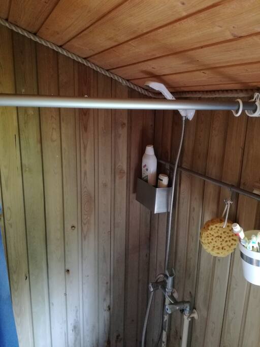 Showering is possible but not a great experience.