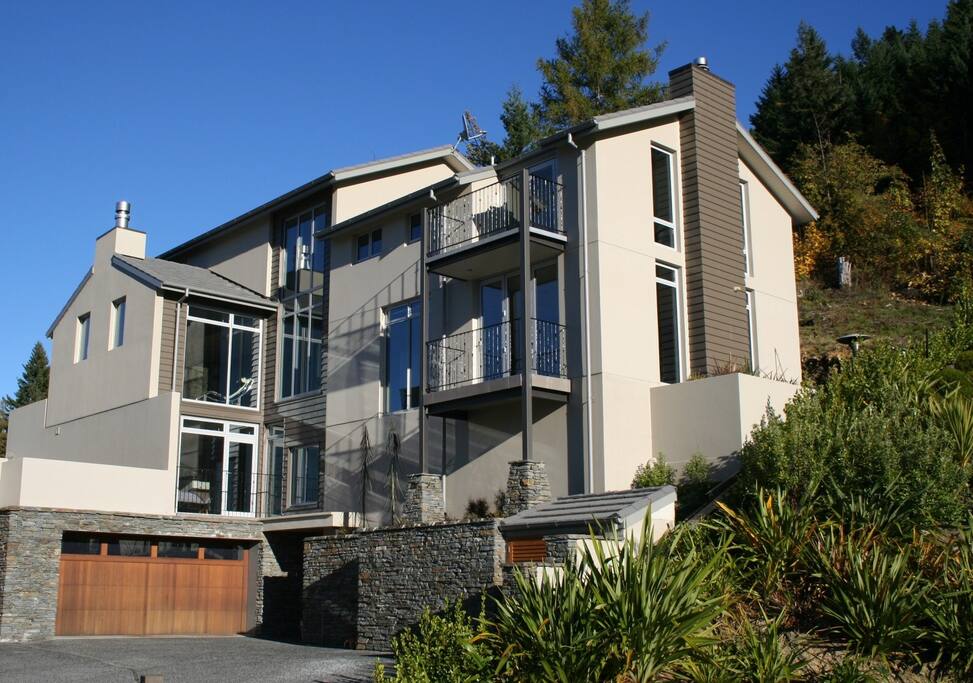 The front of the property