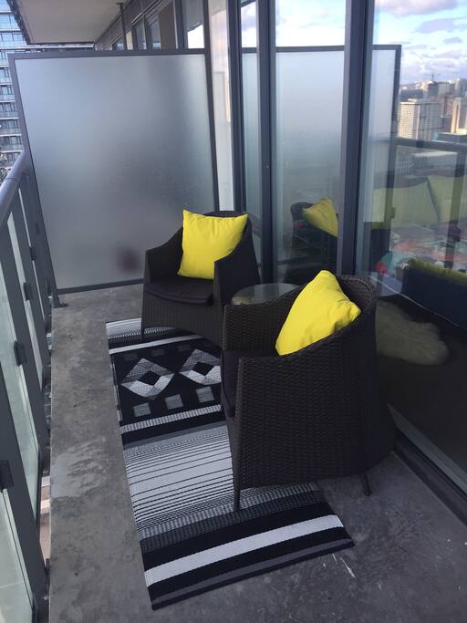 Large balcony