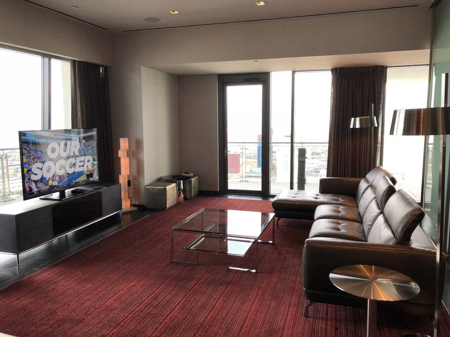 New Couch, TV Stand, and Coffee table added for 2018!