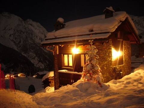 Cabin Chalet  in Valtellina  "Beata Solitudo"