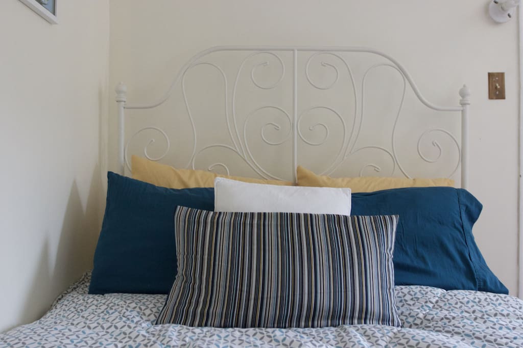 Comfortable double bed.