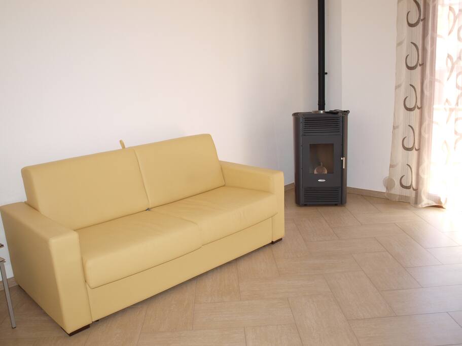 Sala e divano letto