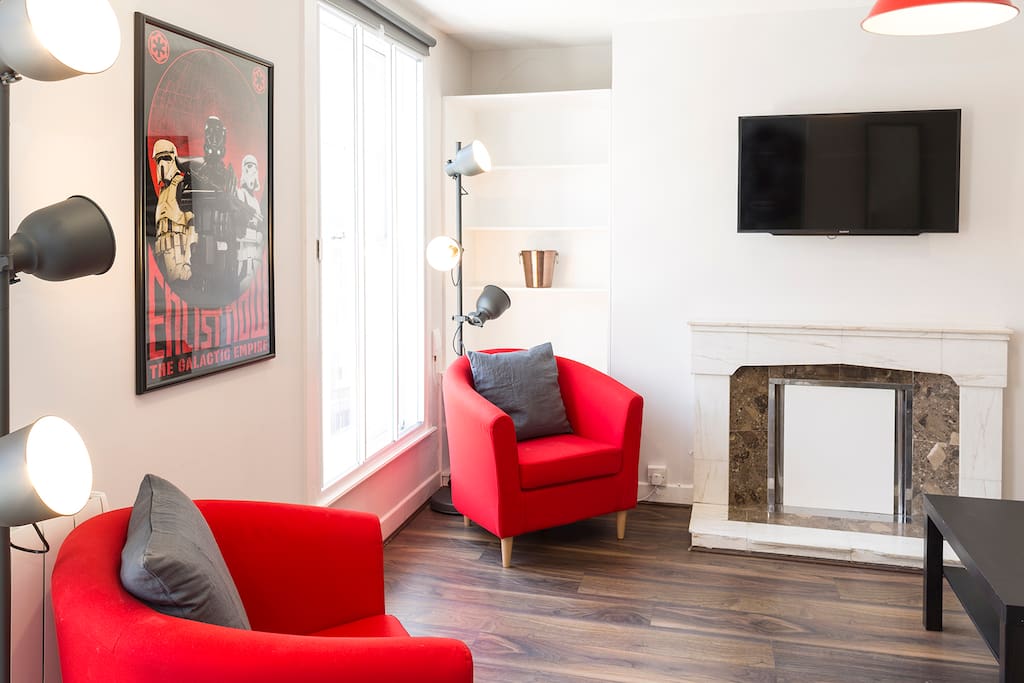 Bright modern living room