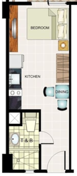 Just a basic layout of what to expect in our humble abode
