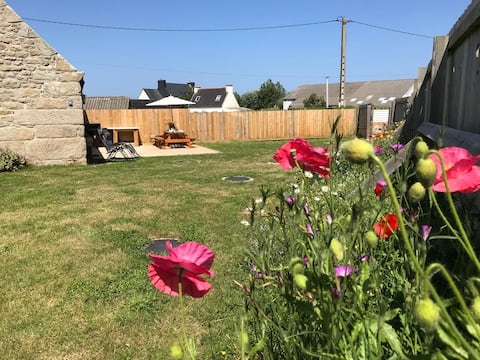 Successful Airbnb property: Gite with view of Ménéham in Kerlouan
