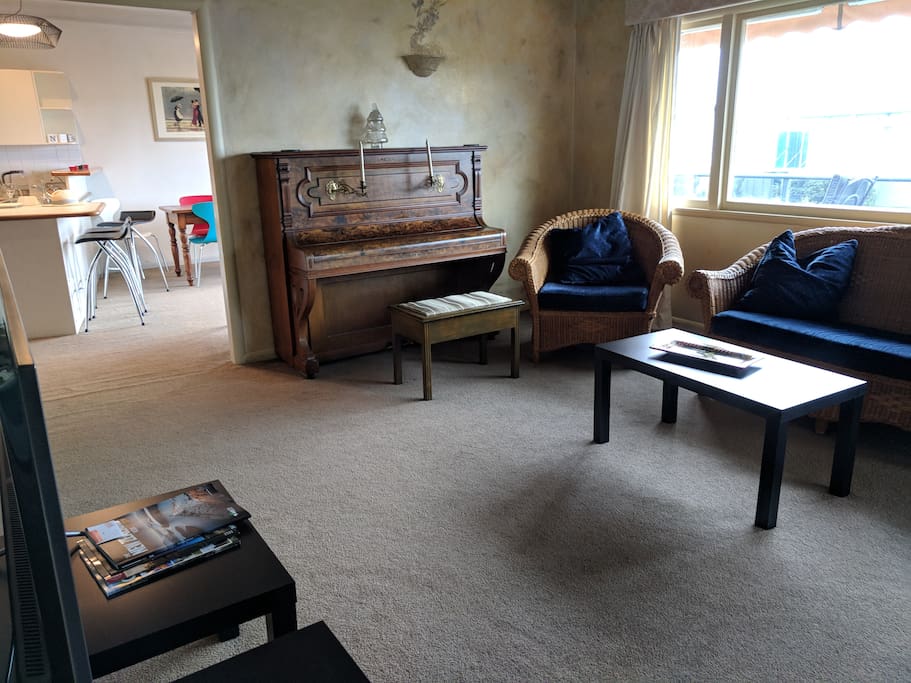 Lounge through to kitchen