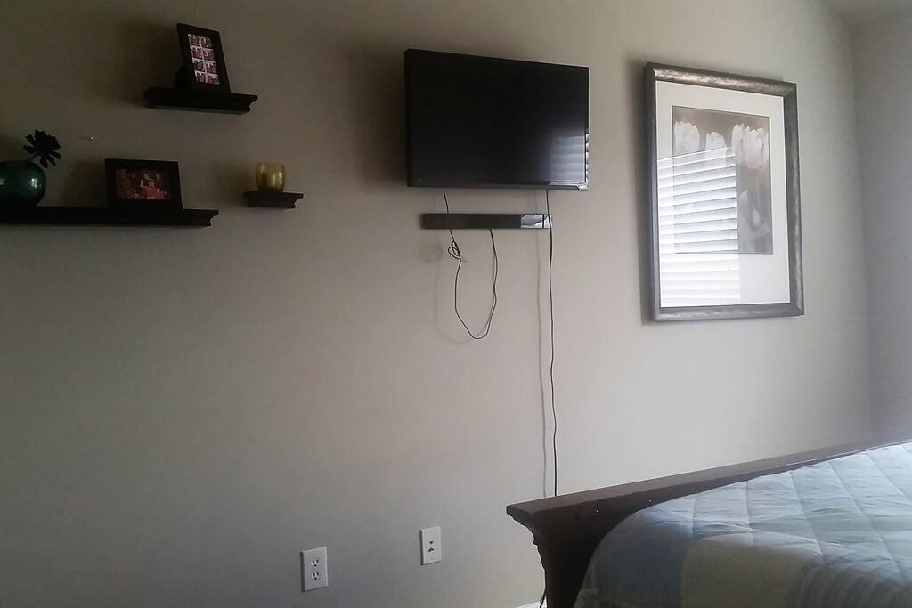 TV in the bedroom