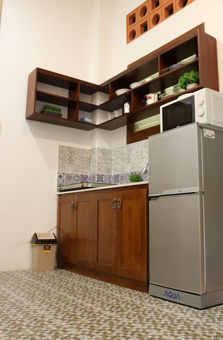 Small kitchen but well-equipped