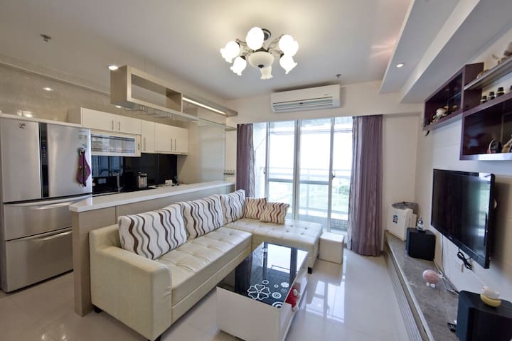 景觀屋2-4人包層-2間雙人房+客廳(2人-一間雙人房+客廳)