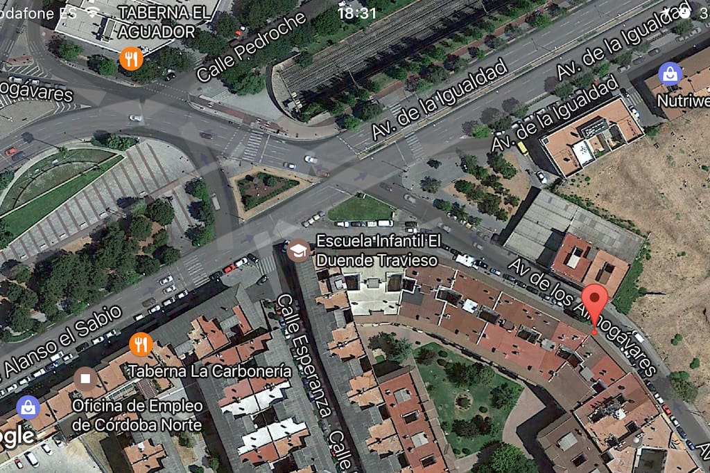 Situación en Google map