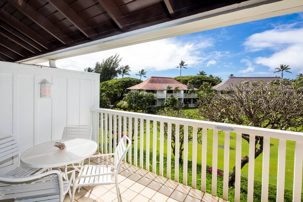 Lanai with Garden View