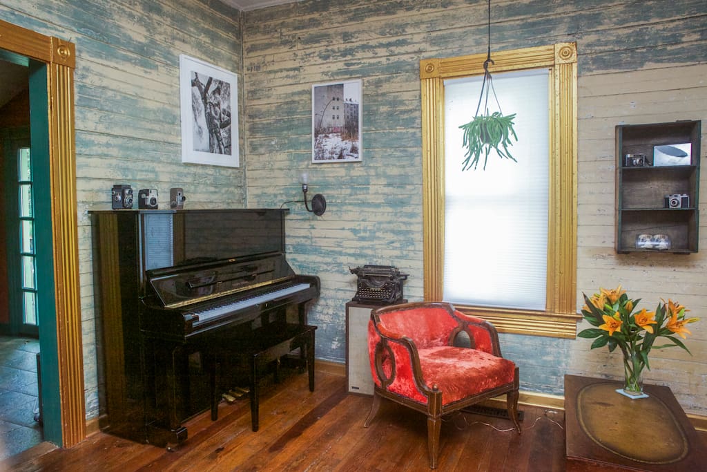 Living Room with Piano