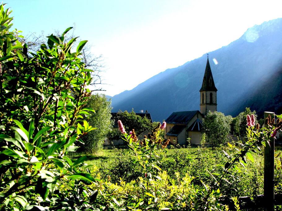 View of church