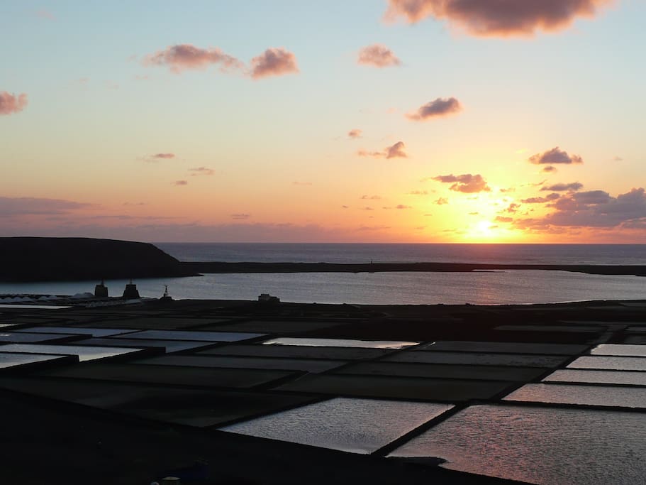 Jeden Abend Blick zum Sonnenuntergang