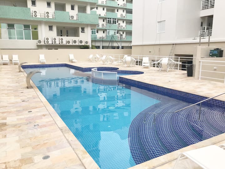 Apto Confortável 3 Dorm. Ar Cond. Todos Ambientes - Ubatuba
