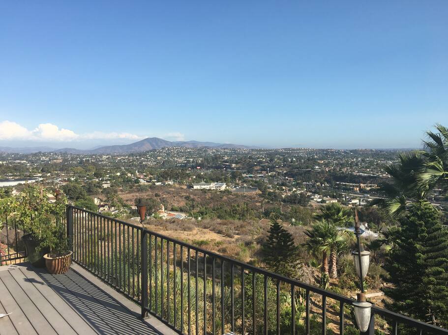 Amazing 180-degree-plus views!