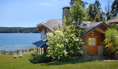 Cabaña Lago Bahía Protegida Costa Lago
