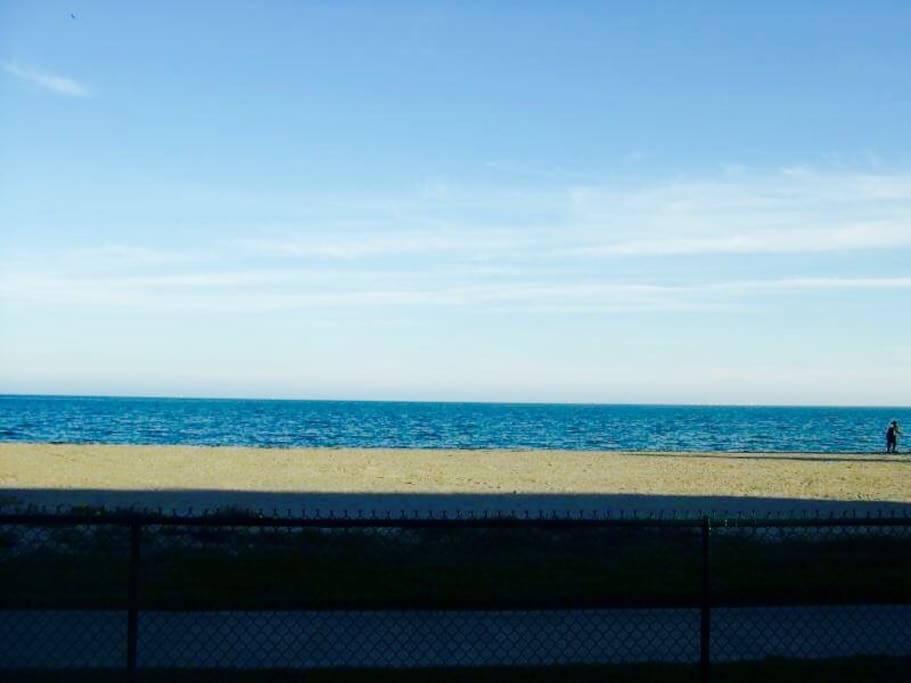 Beach outside your condo! Gated entrance.