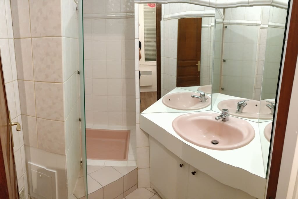 Private bathroom available directly from your room.