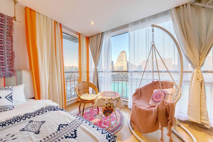 【3月~4月有房/长租月6000元起】望京整租一居室/ 长租优惠/可开发票/房间已消毒/紧挨地铁