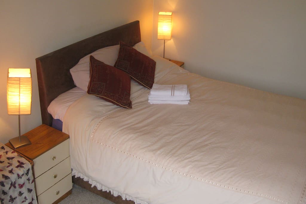 comfy good sized bed
