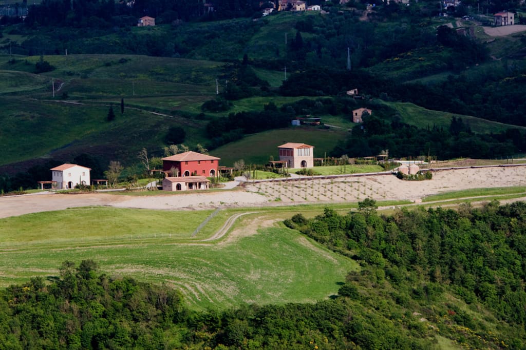 Poggio Martino visto dall'alto