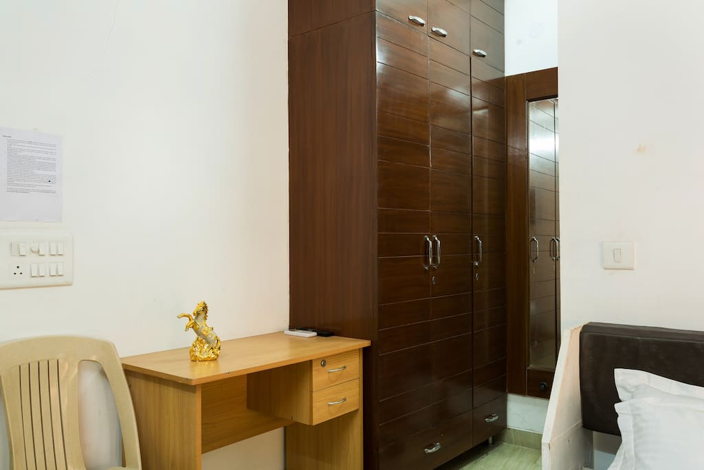 Closets in the bedroom