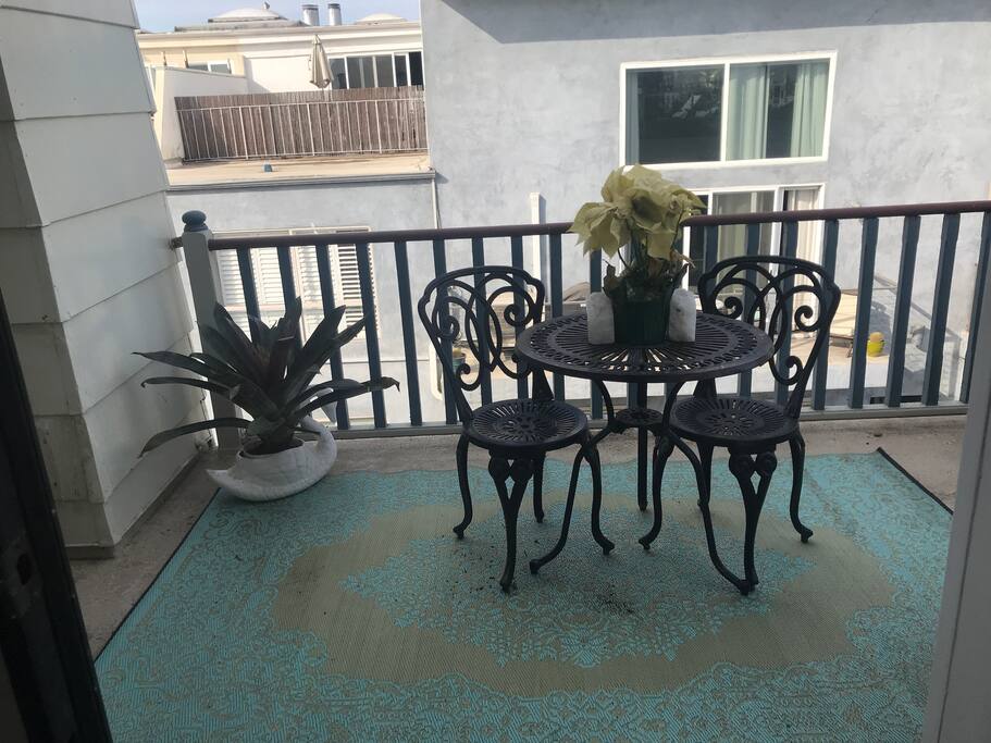 Balcony with direct estuary views.