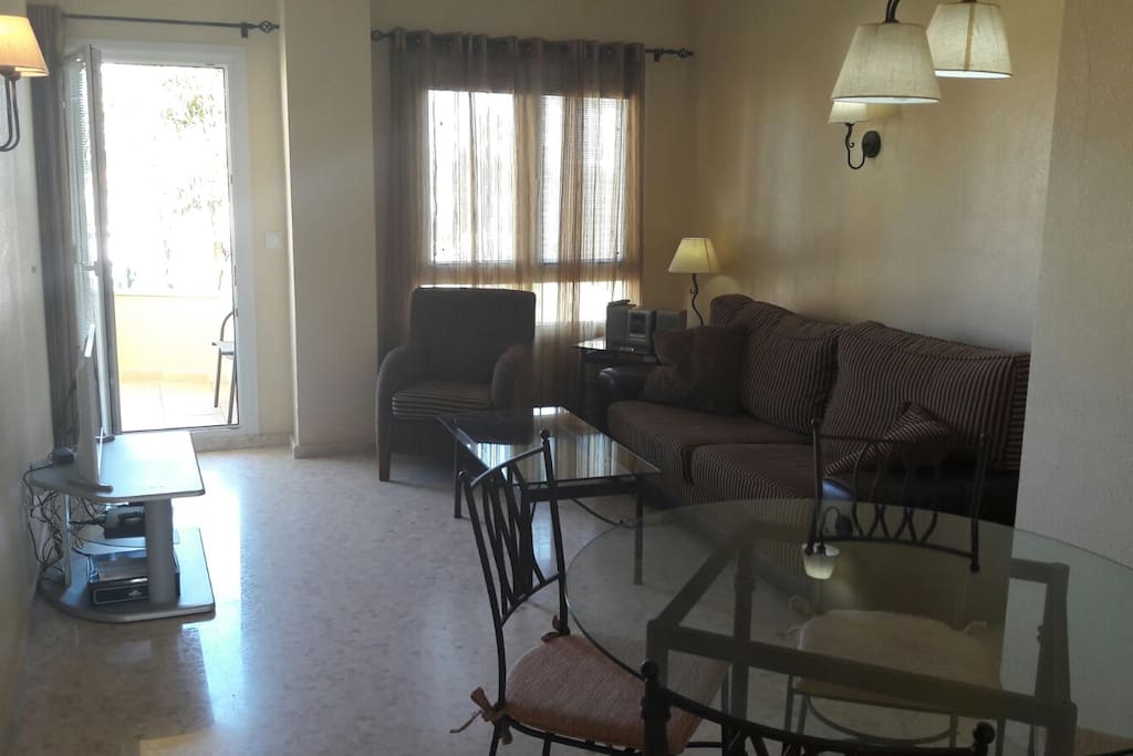 Lounge - With Wifi - Sofa, Dining Area, Flay Screen T.V with Cable T.V - UK & Spanish Channels + Wi-Fi