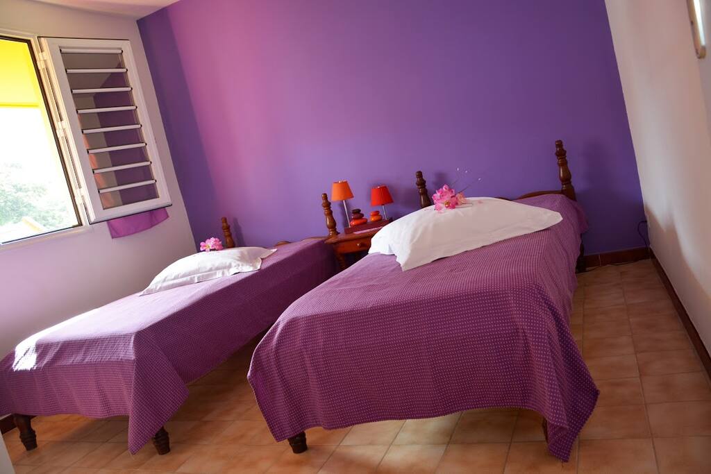 Chambre avec lits 2 places
