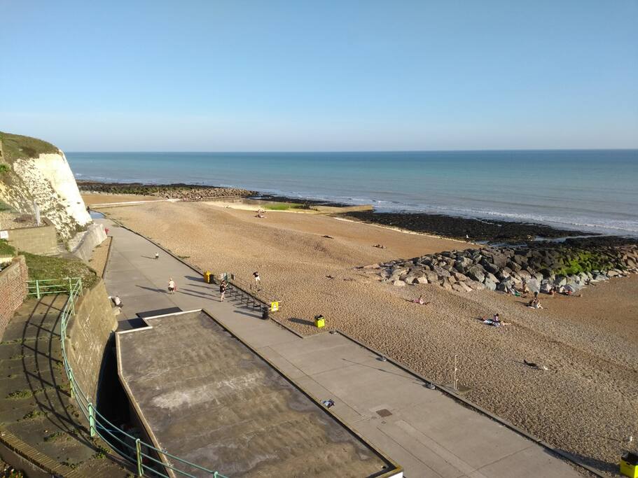 view from the balcony