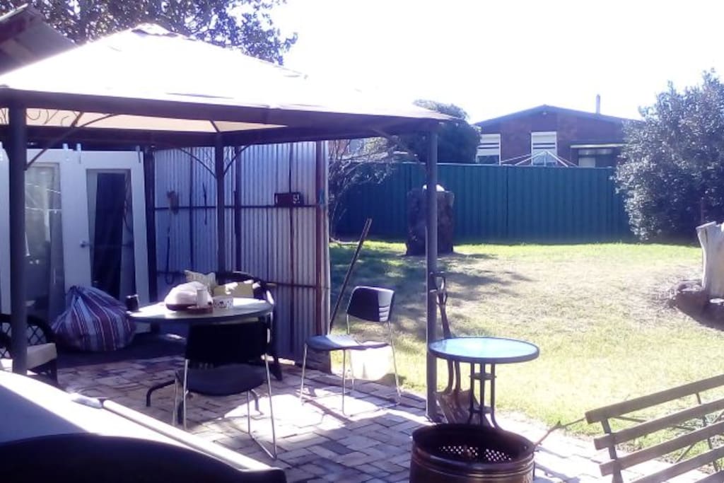 BBQ area