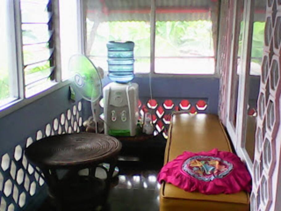 Traditional bungalows mother homestay Padang backpacker