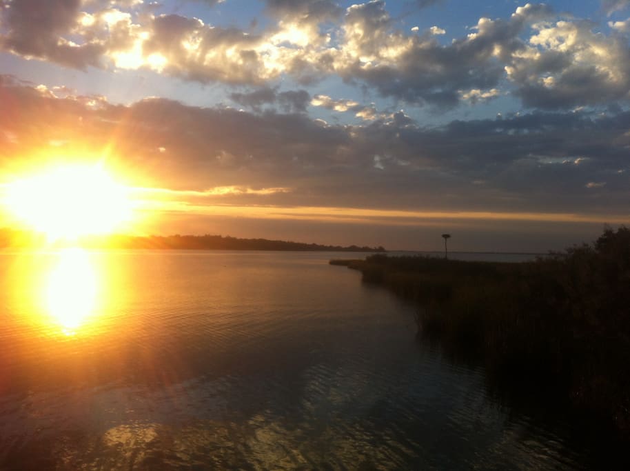 The view of Sunrise from our beach house. We look forward to hosting you!