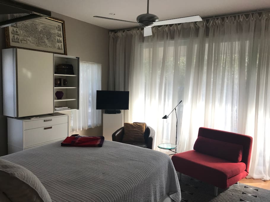 Bedroom and Living Area