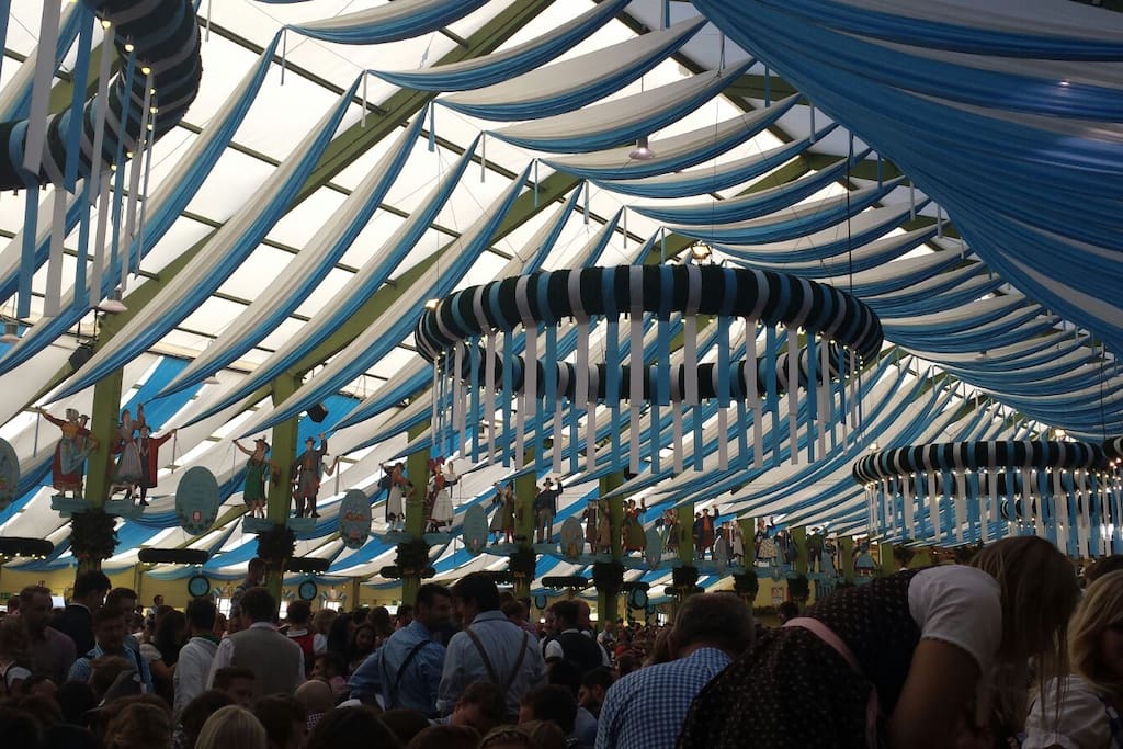 10 minute tram ride to Oktoberfest grounds!