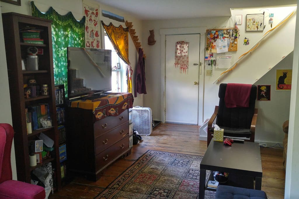 Comfortable living room. Photo taken Sept 2016.