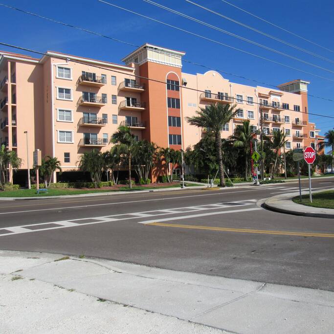 Front of Madeira Bay Resort