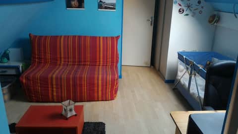 Beautiful garden in the city center