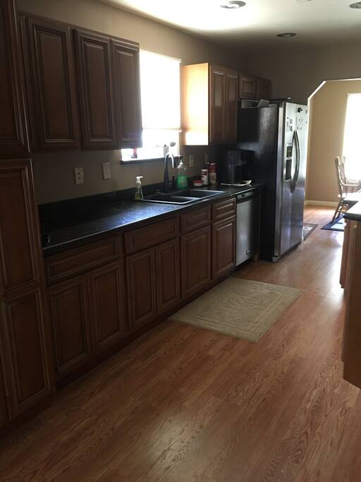 Full use of kitchen and refrigerator