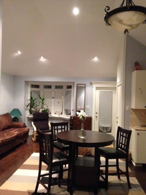 Living, dining room